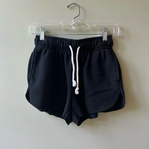 Wild Fable Black Athletic Shorts with Elastic Waistband